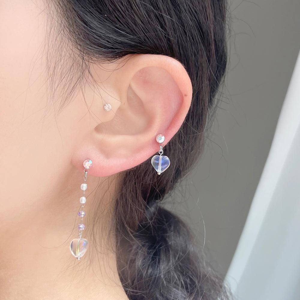 オーロラハートドロップピアッシング Piercing bling moon