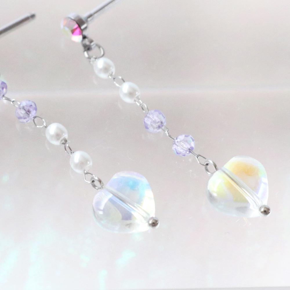 オーロラハートドロップピアッシング Piercing bling moon