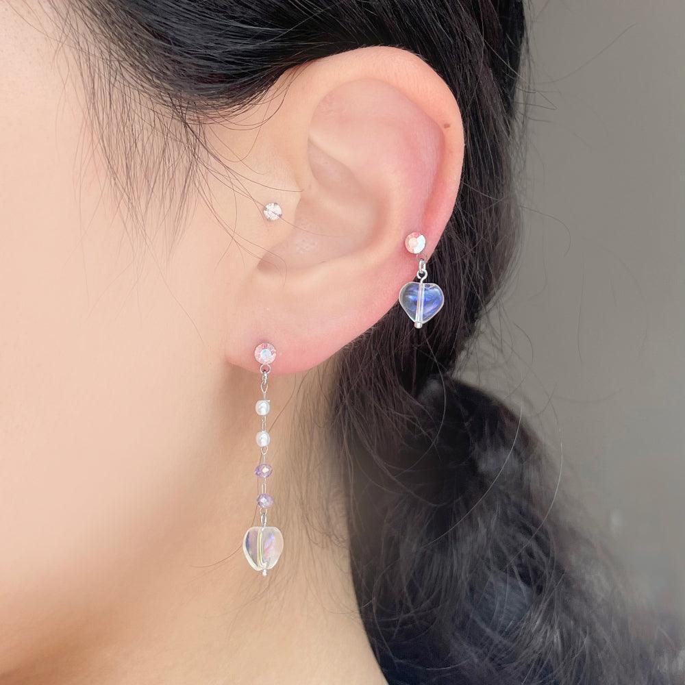 オーロラハートドロップピアッシング Piercing bling moon