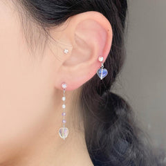 オーロラハートドロップピアッシング Piercing bling moon