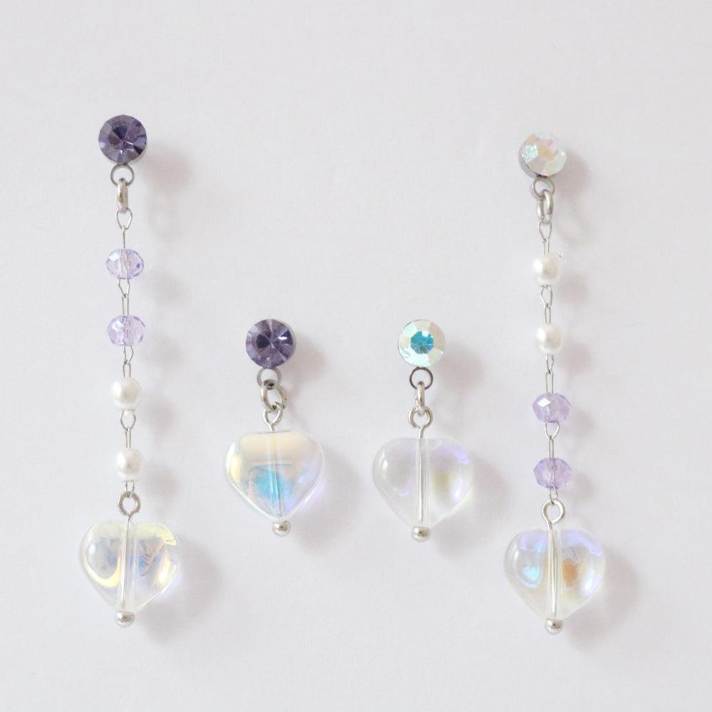 オーロラハートドロップピアッシング Piercing bling moon