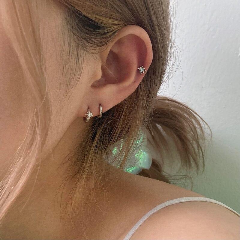 オーロラキュービックスパークル・ピアッシング Piercing younglong-seoul