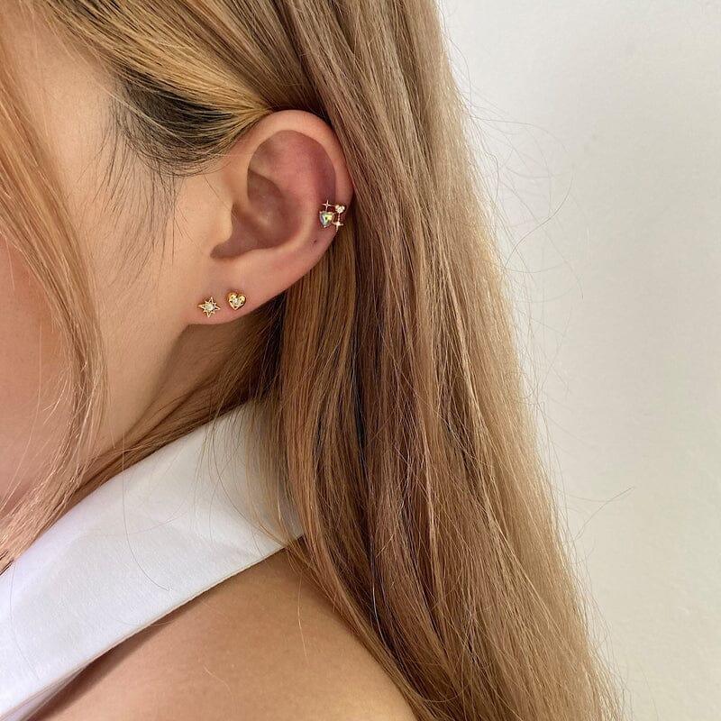 オーロラキュービックスパークル・ピアッシング Piercing younglong-seoul