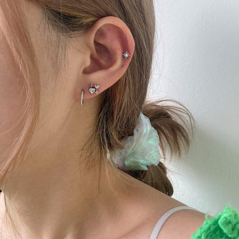 オーロラキュービックスパークル・ピアッシング Piercing younglong-seoul
