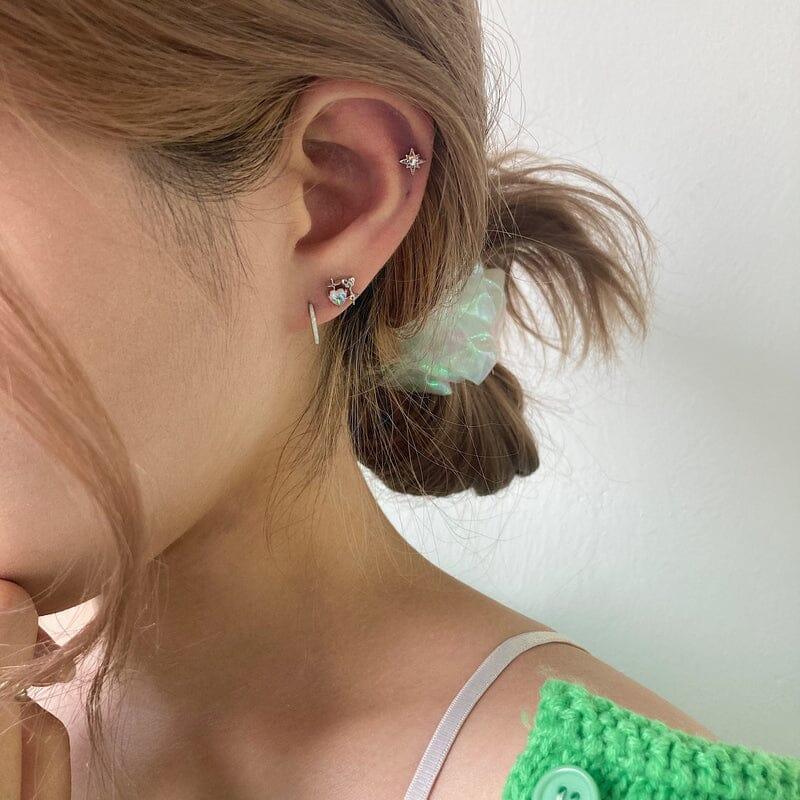 オーロラキュービックスパークル・ピアッシング Piercing younglong-seoul