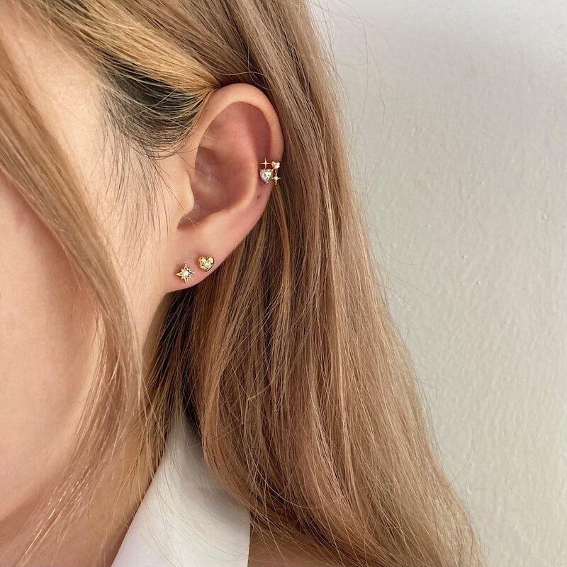 オーロラキュービックスパークル・ピアッシング Piercing younglong-seoul