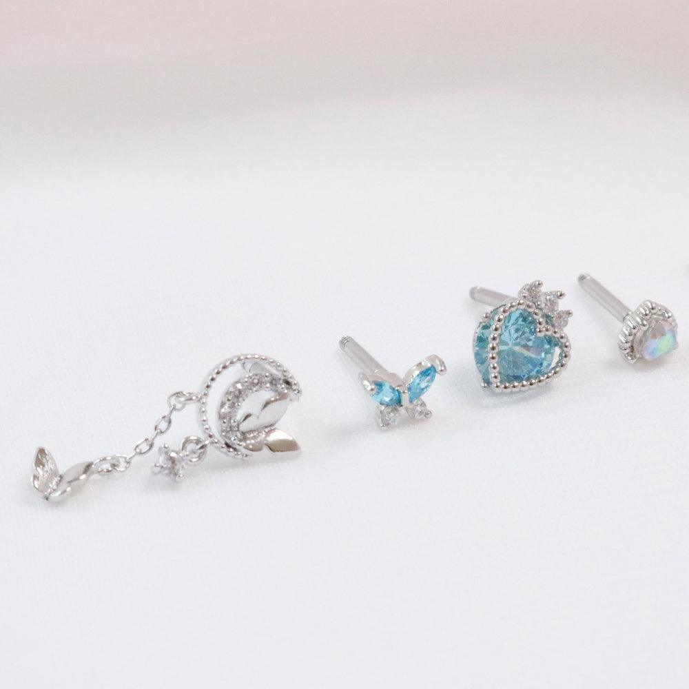 オーシャンブルーフライ(ピアス/ピアッシング) Piercing bling moon