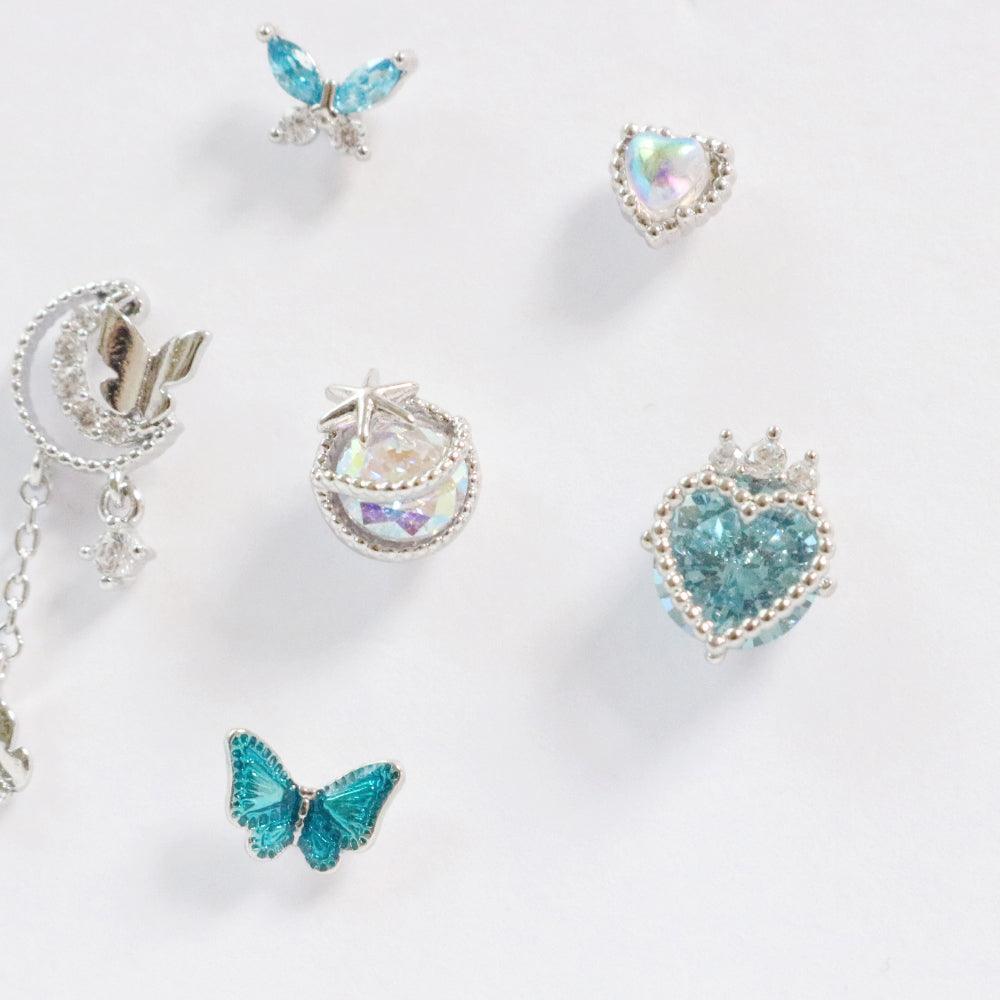 オーシャンブルーフライ(ピアス/ピアッシング) Piercing bling moon