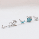 オーシャンブルーフライ(ピアス/ピアッシング) Piercing bling moon