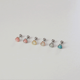 パール グルー ハート(ピアス/ピアッシング) Piercing bling moon