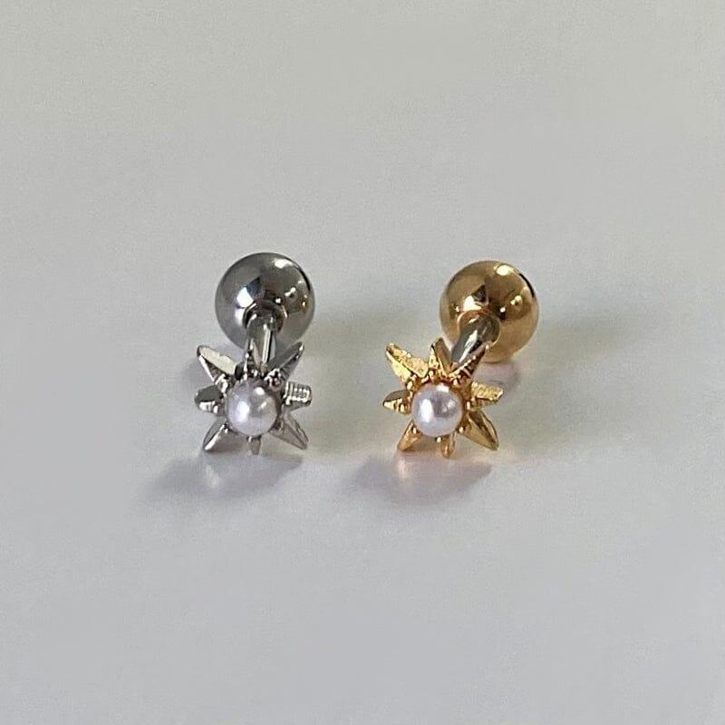 パール・イン・スパークル・スター・ピアッシング Piercing younglong-seoul