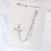 Pearl Drop Angel Two pin ピアッシング Piercing bling moon