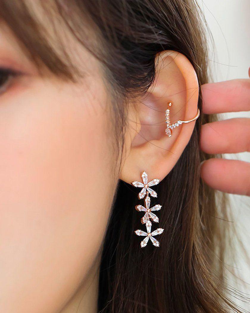 ペリッシュキュービックイヤーカフ Earcuffs soo&soo