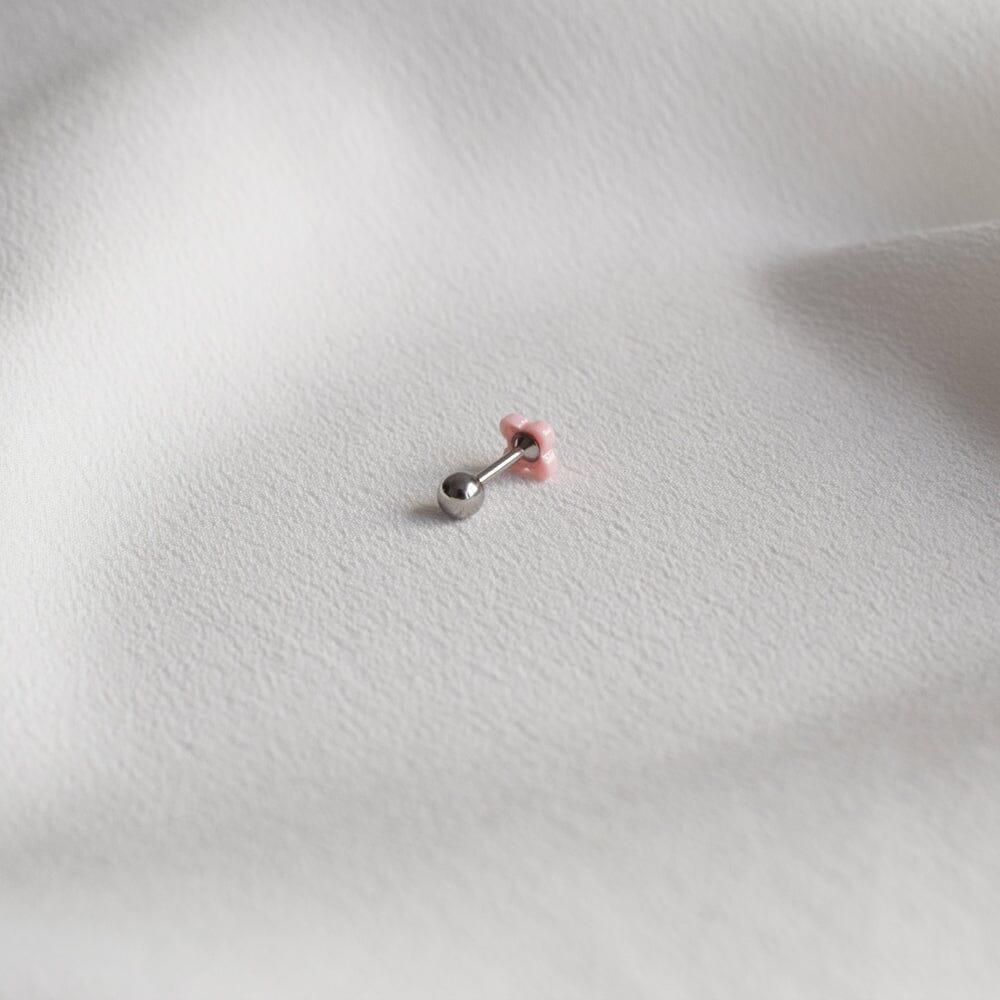 ピンク/スカイブルー 花 ピアッシング Piercing 10000won