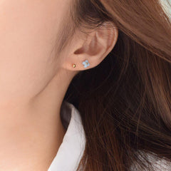 ピンク/スカイブルー 花 ピアッシング Piercing 10000won