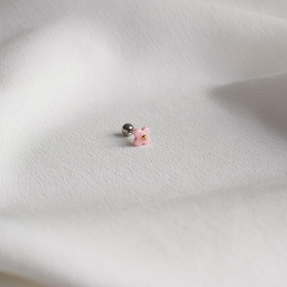 ピンク/スカイブルー 花 ピアッシング Piercing 10000won