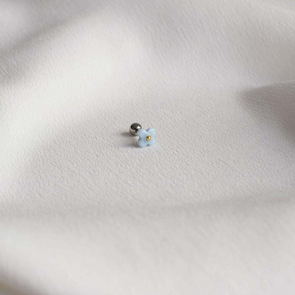 ピンク/スカイブルー 花 ピアッシング Piercing 10000won