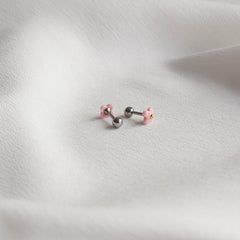 ピンク/スカイブルー 花 ピアッシング Piercing 10000won
