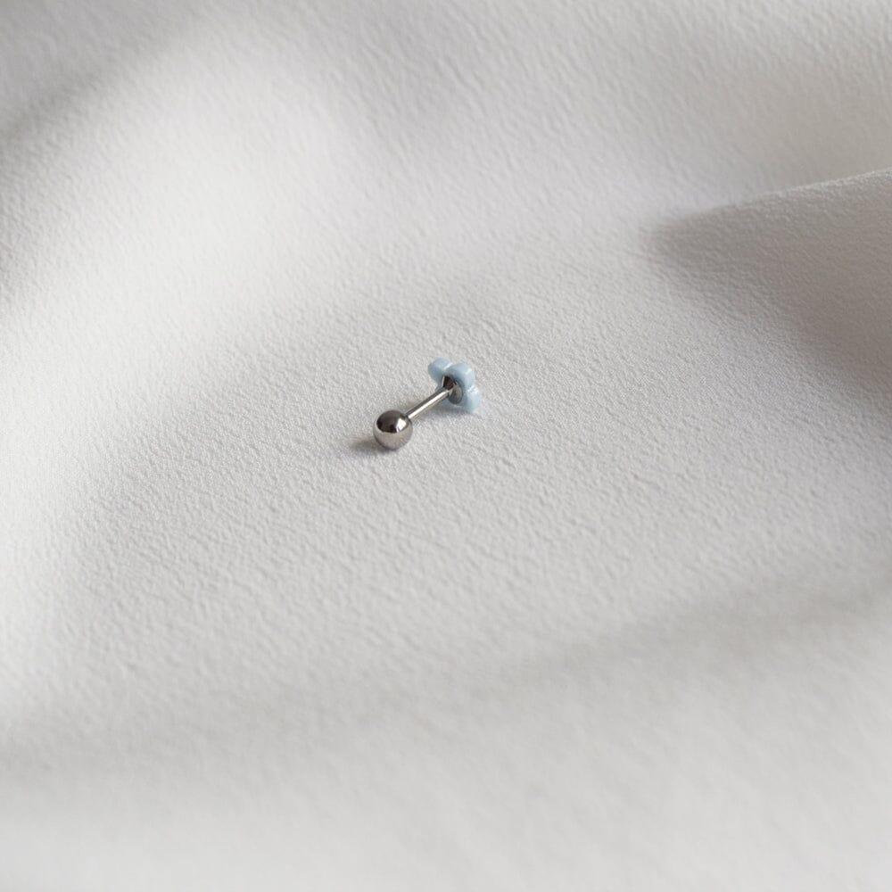 ピンク/スカイブルー 花 ピアッシング Piercing 10000won
