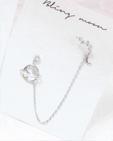 Planet Two Ring ピアス・イヤーカフ Earrings bling moon