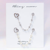 プチハートツーリングピアッシング Piercing bling moon