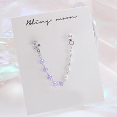 Purple Pearl Two ピアッシング Piercing bling moon