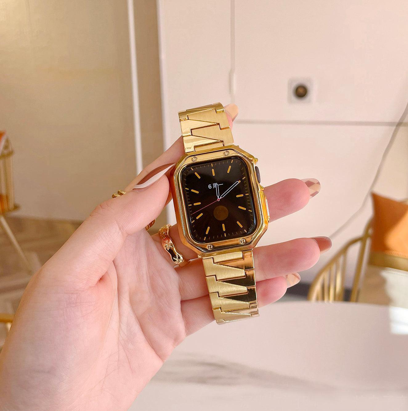 【前面ガラスなし】TPU メッキ 保護ケース (※ケース単品) apple watch バンド givgiv