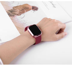 【前面ガラス無し】Apple Watch 本体保護用 ハーフカバー TPU素材(単品) apple watch バンド givgiv