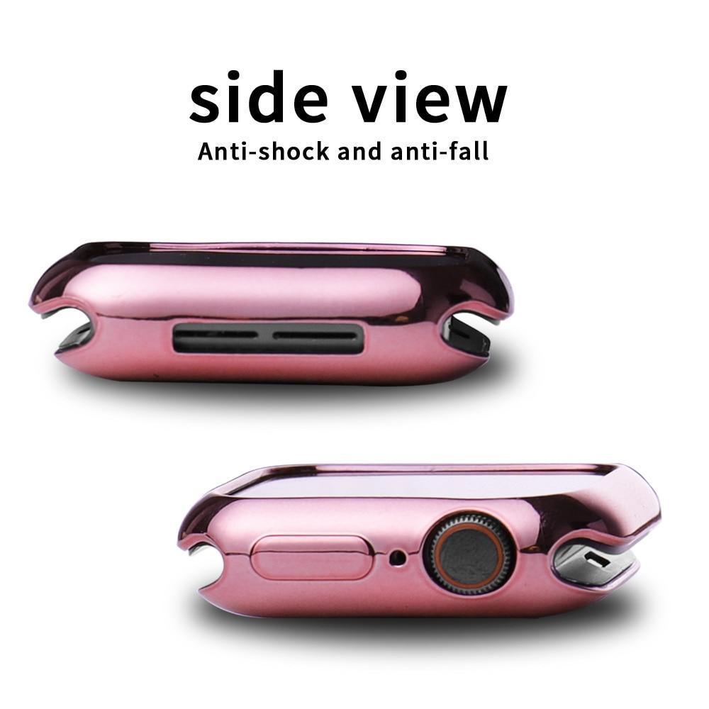 【前面ガラス無し】Apple Watch 本体保護用 ハーフカバー TPU素材(単品) apple watch バンド givgiv