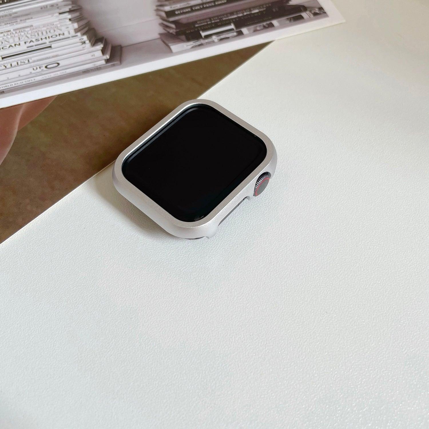 【前面ガラス無し】applewatch7専用_ アルミフレーム AppleWatch 保護ケース apple watch バンド givgiv 