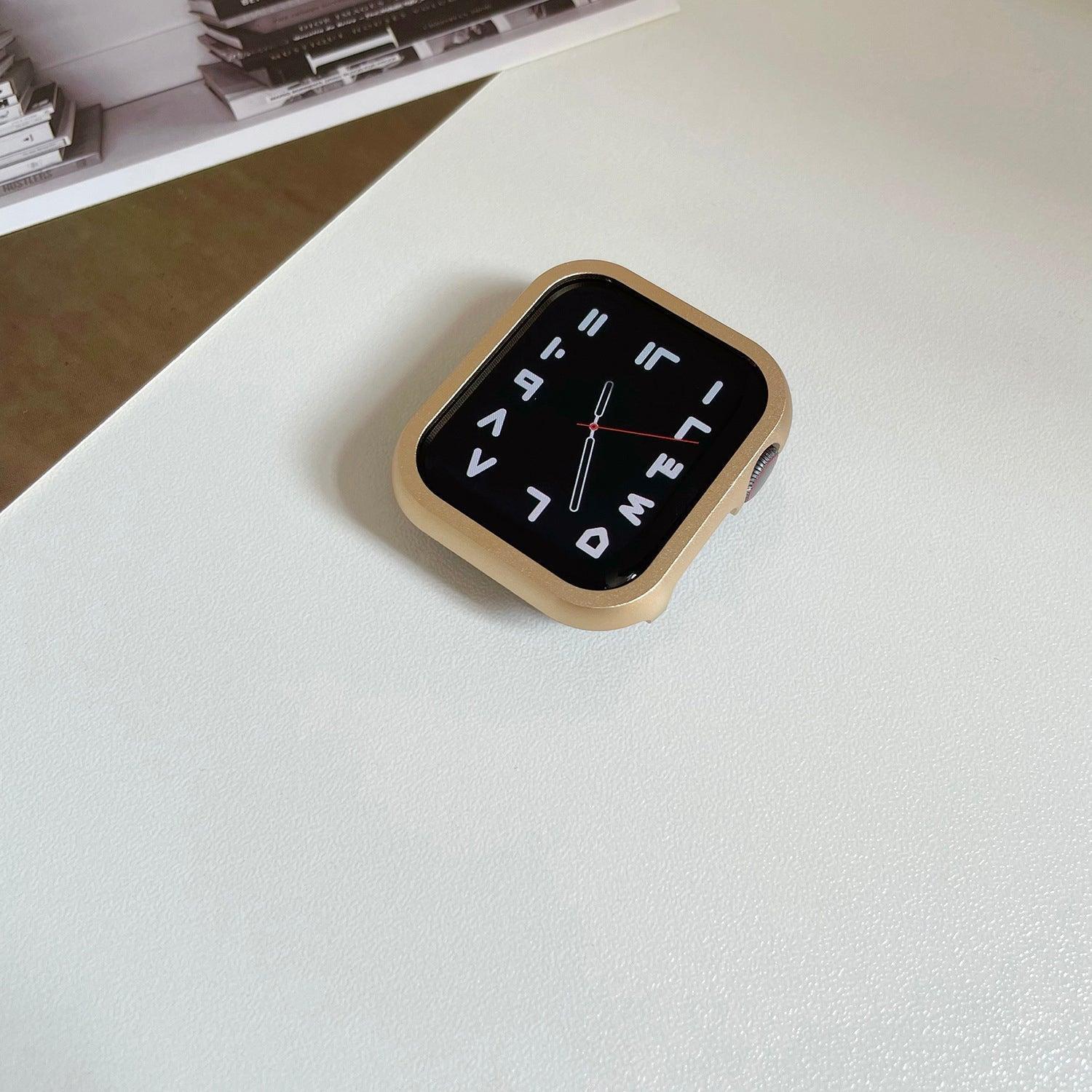 【前面ガラス無し】applewatch7専用_ アルミフレーム AppleWatch 保護ケース apple watch バンド givgiv