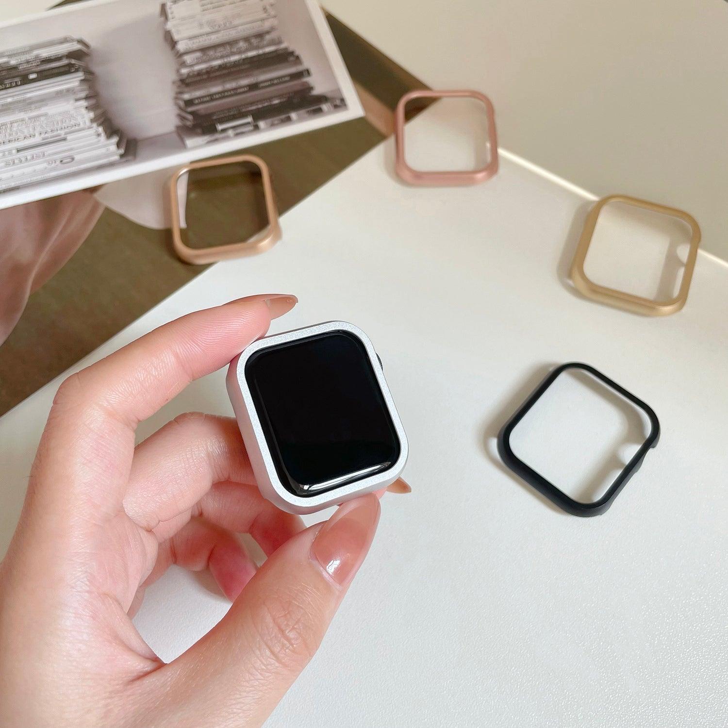 【前面ガラス無し】applewatch7専用_ アルミフレーム AppleWatch 保護ケース apple watch バンド givgiv