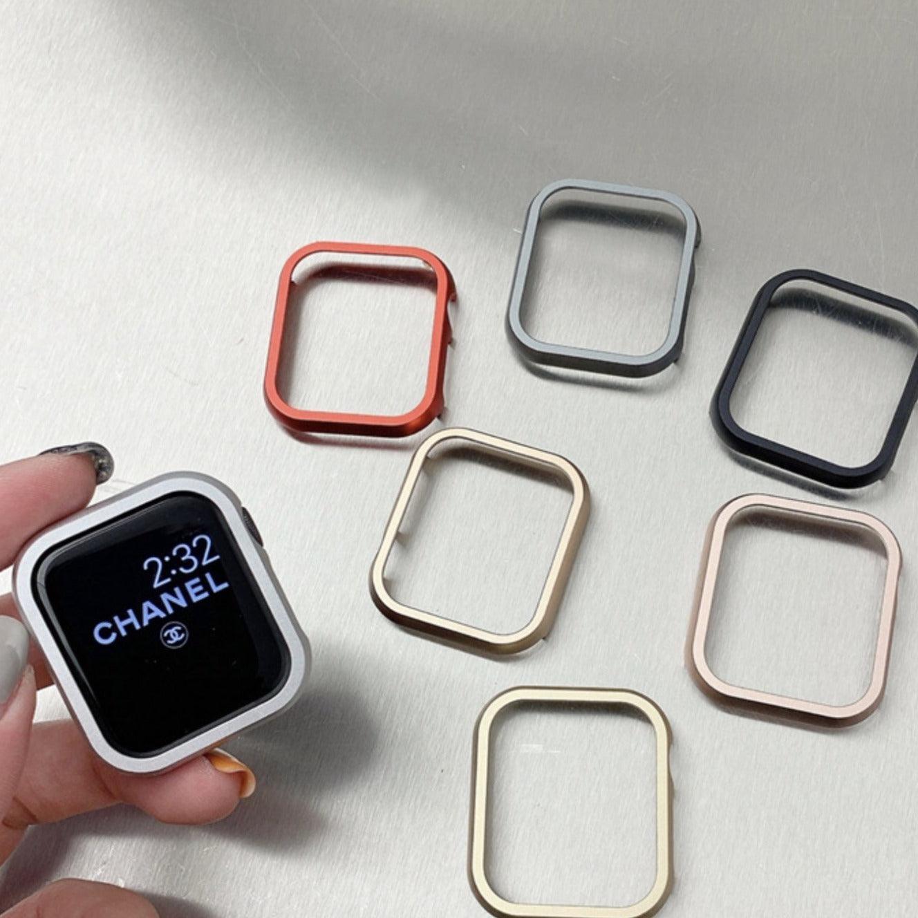 【前面ガラス無し】アルミフレーム AppleWatch 保護ケース apple watch バンド givgiv