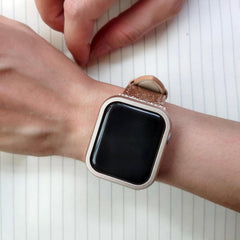 【前面ガラス無し】アルミフレーム AppleWatch 保護ケース apple watch バンド givgiv