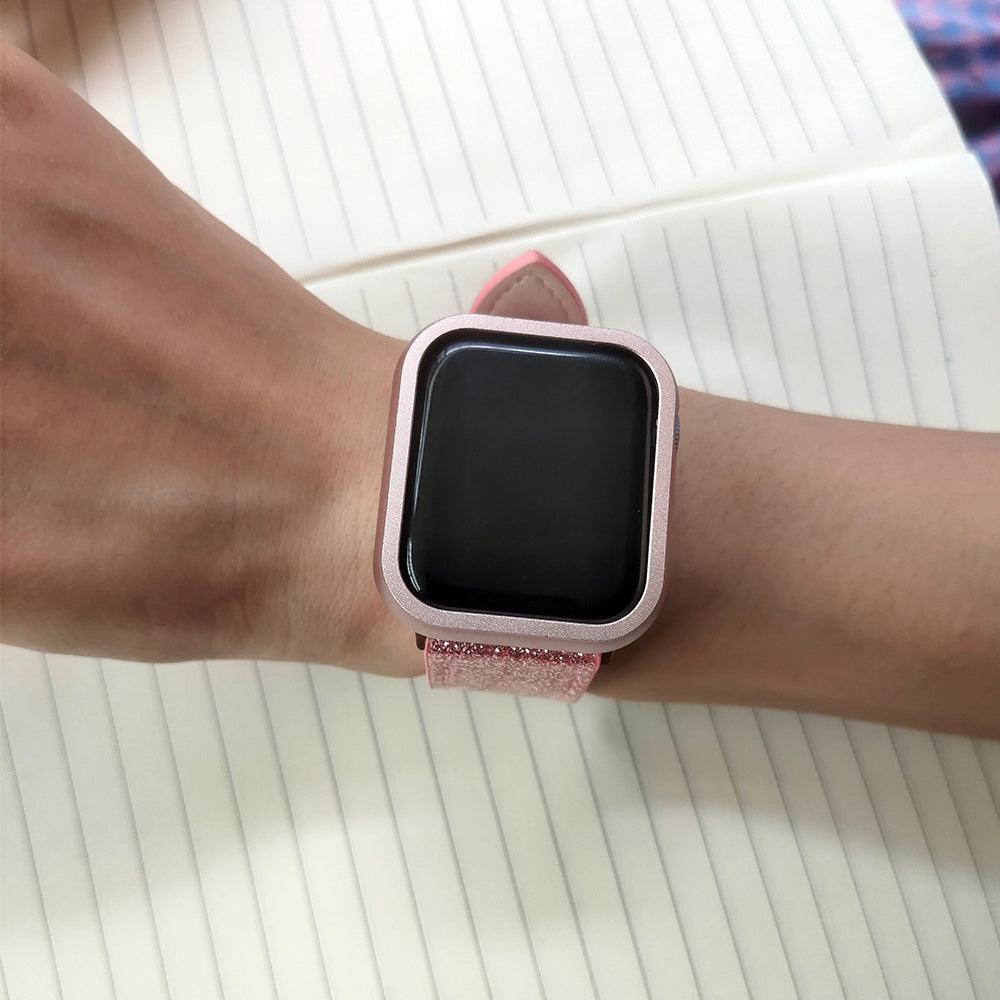 【前面ガラス無し】アルミフレーム AppleWatch 保護ケース apple watch バンド givgiv