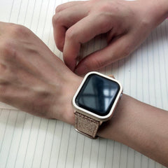 【前面ガラス無し】アルミフレーム AppleWatch 保護ケース apple watch バンド givgiv