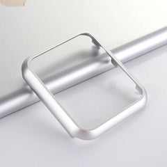 【前面ガラス無し】アルミフレーム AppleWatch 保護ケース apple watch バンド givgiv Silver⚡人気⚡ For 38MM