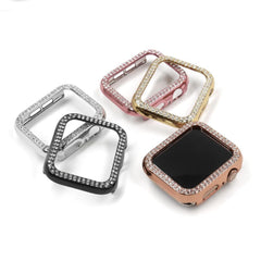 【前面ガラス無し】キュービック ダブルライン AppleWatch 保護ケース apple watch バンド givgiv