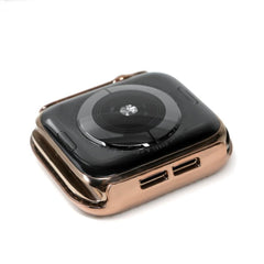 【前面ガラス無し】キュービック ダブルライン AppleWatch 保護ケース apple watch バンド givgiv