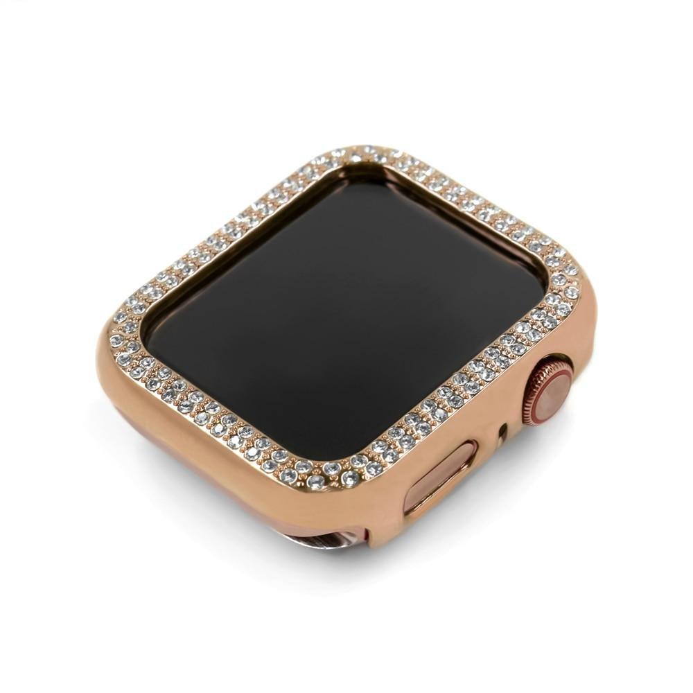 【前面ガラス無し】キュービック ダブルライン AppleWatch 保護ケース apple watch バンド givgiv