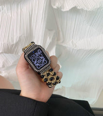 【前面ガラス無し】キュービック ダブルライン AppleWatch 保護ケース apple watch バンド givgiv