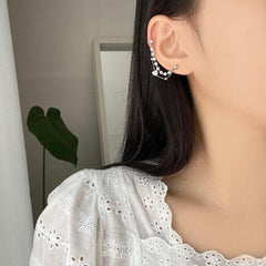 ラブ真珠ハートツーリング(ピアス/ピアッシング) Blingmoon made Piercing bling moon
