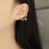 ラブ真珠ハートツーリング(ピアス/ピアッシング) Blingmoon made Piercing bling moon