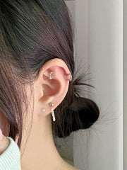 ラブ真珠ピアッシング(4 set) Piercing bling moon