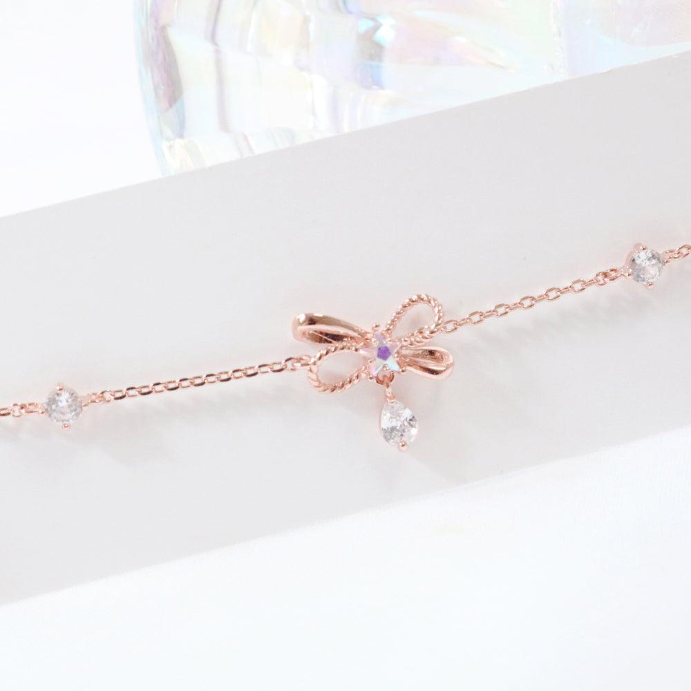 ラフリボンブレスレット Bracelet bling moon