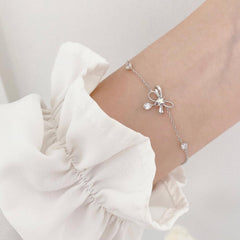 ラフリボンブレスレット Bracelet bling moon