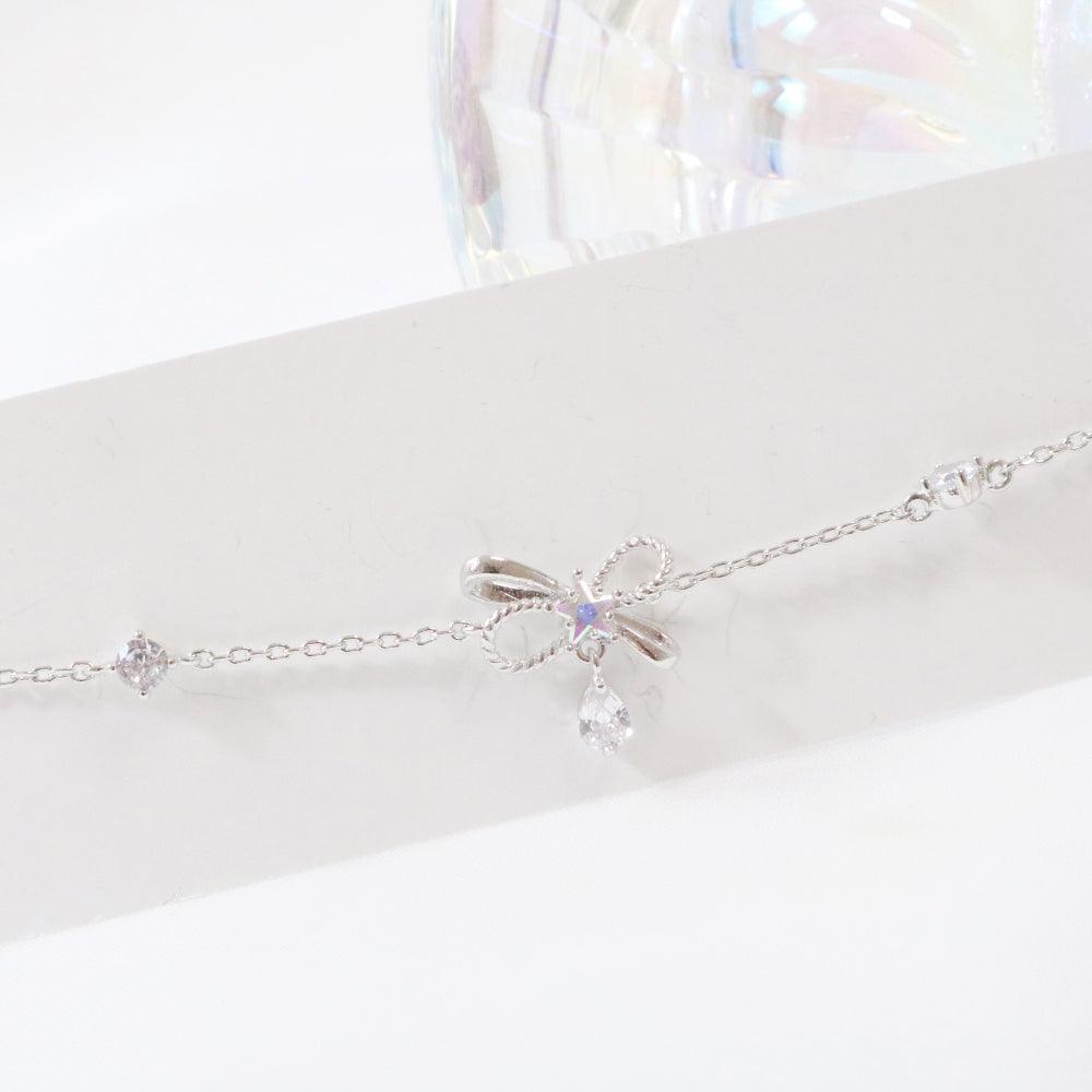 ラフリボンブレスレット Bracelet bling moon