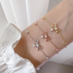 ラフリボンブレスレット Bracelet bling moon