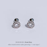 ラウンドサークルキュービックピアッシング Piercing from lizzy