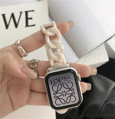 レディース 透明樹脂ストラップ# apple watch バンド givgiv